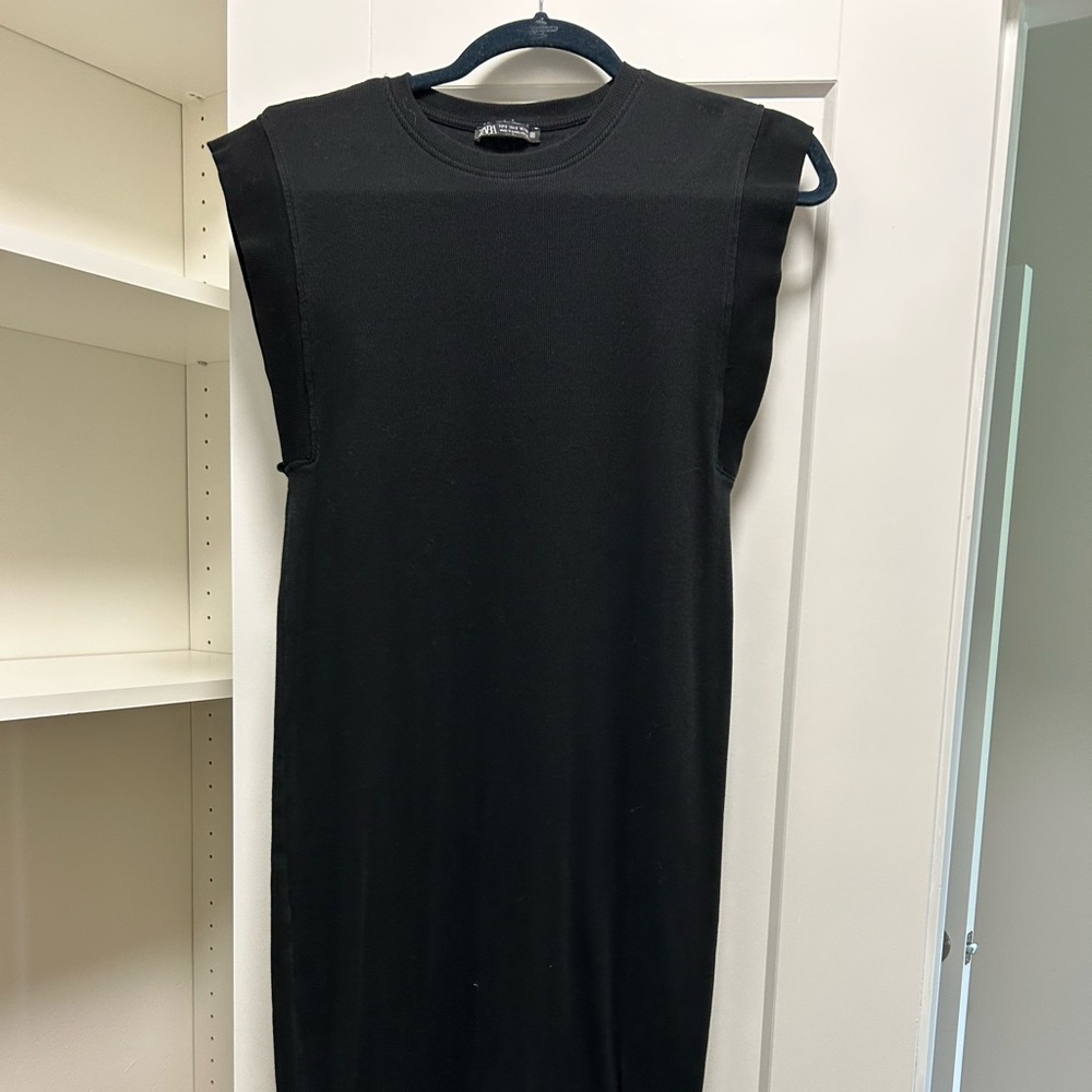 Zara Black Midi Dress